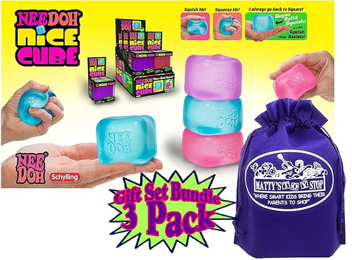 Gift Set Party Bundle with Storage Bag - 3 Pack (Purple, Pink & Blue)